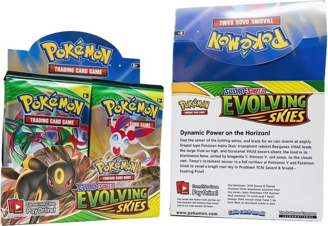 Cute Monster TCG Evolving Skies Booster Box, Sammelkartenspiel, Englisch - Bild 1