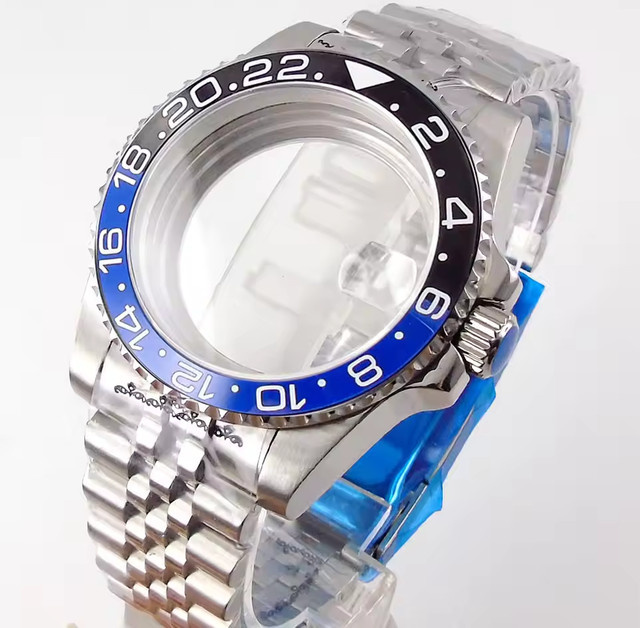 Uhrengehäuse 904L Edelstahl, 40 mm, Saphirglas, Unisex - Bild 1
