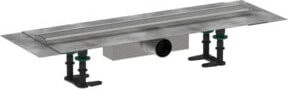 Hansgrohe Duschrinne RainDrain Compact als lineare Duschrinne aus Edelstahl in Silber, B: 60 cm, H: 5 cm - Bild 1