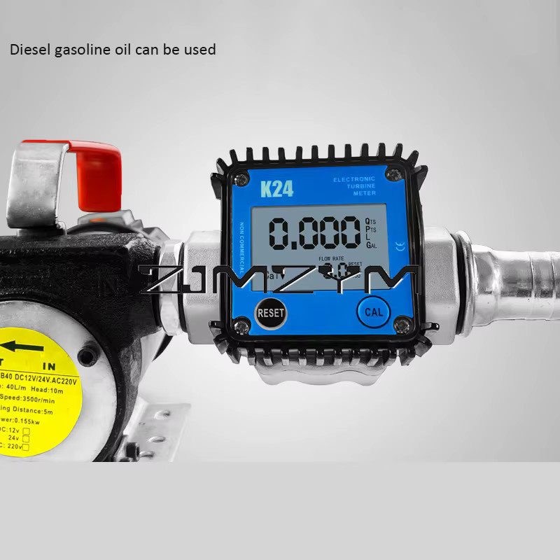 ZJMZYM Elektronischer Getriebe-Durchflussmesser mit Digitalanzeige für Dieselöl, Getriebeöl, Hydrauliköl und variablem Druck - Bild 2