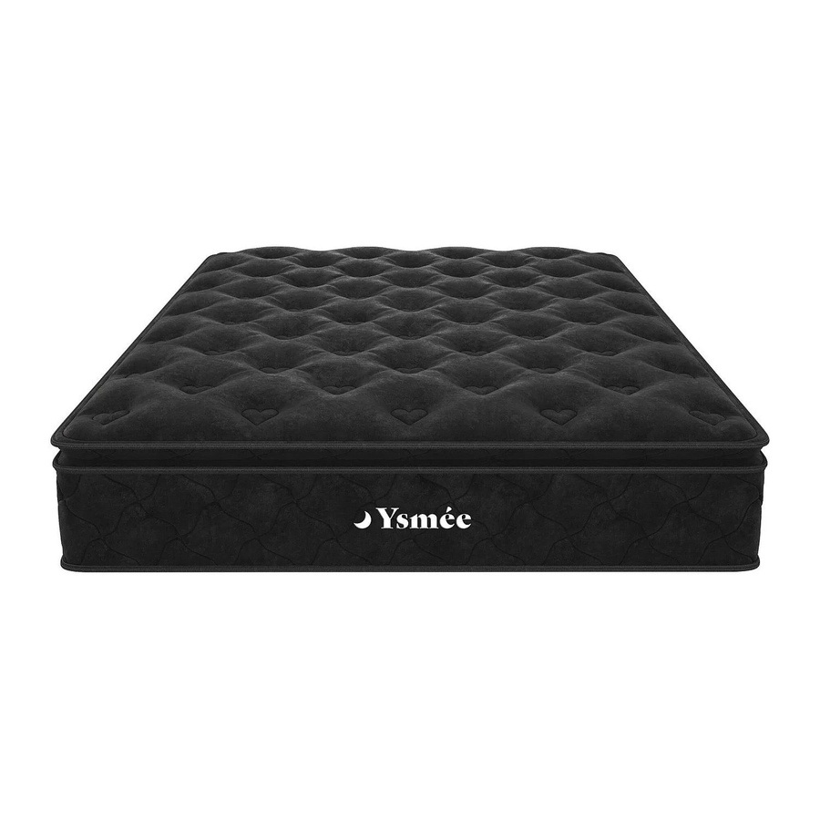 Vente-unique Standardmatratze Black Dream Schwarz mit Taschenfederkern H3 B: 160 cm, T: 200 cm - Bild 2