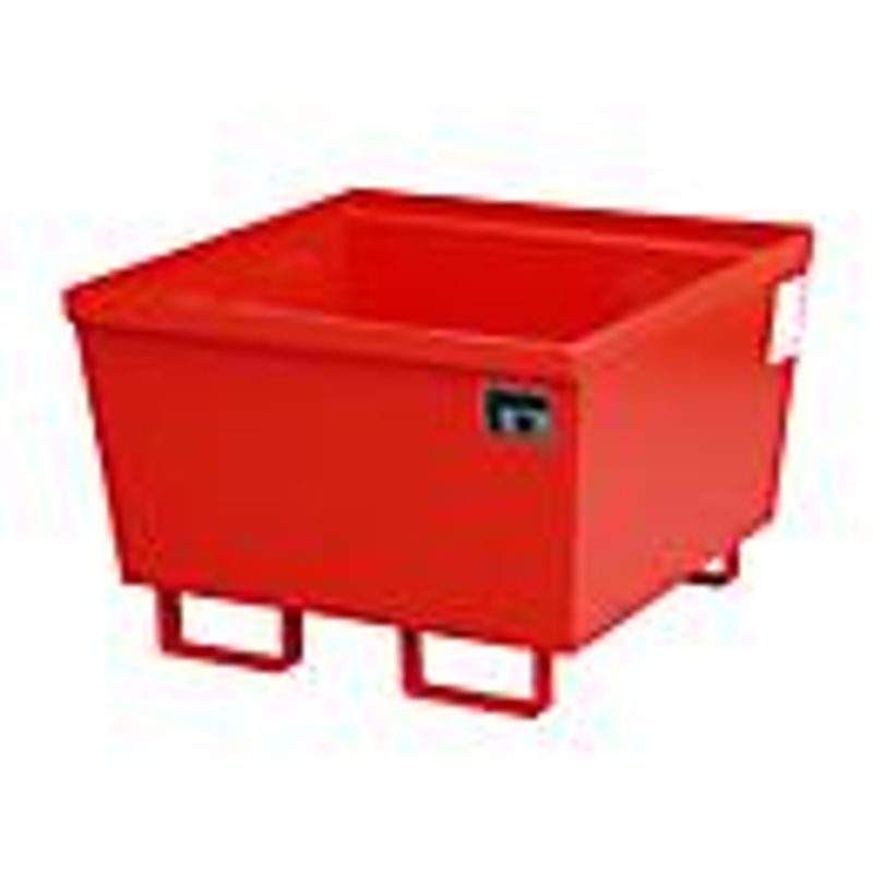 Auffangwanne Bauer Südlohn AO-1 aus Stahl in Rot, B/T/H: 80 x 80 x 54,5 cm - Bild 2