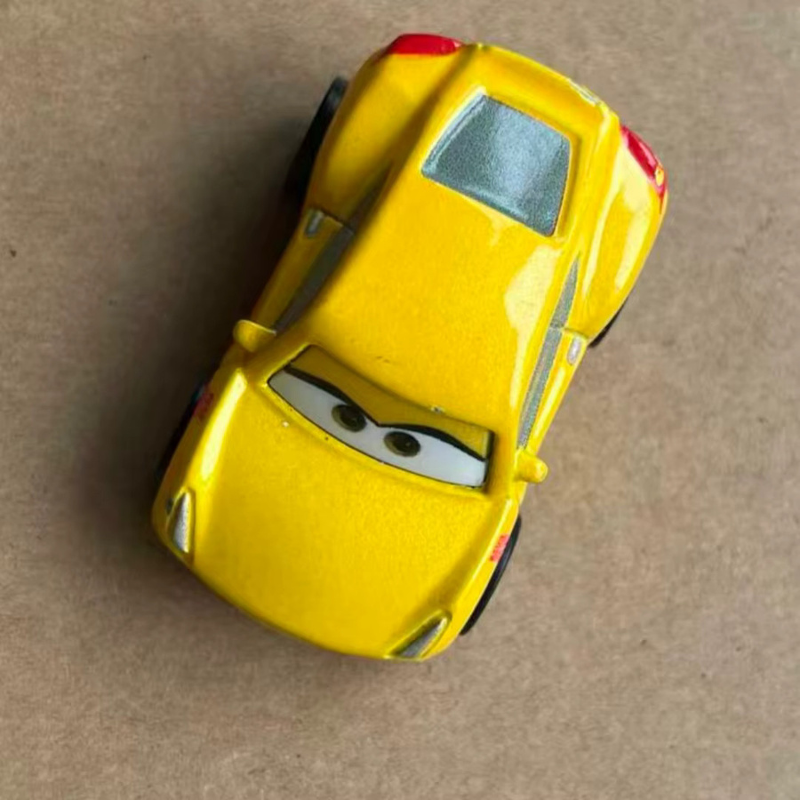 Disney Pixar Cars Mini-Automodell, Spielzeugautos, Gelb, Blau, Braun, Metall - Bild 3