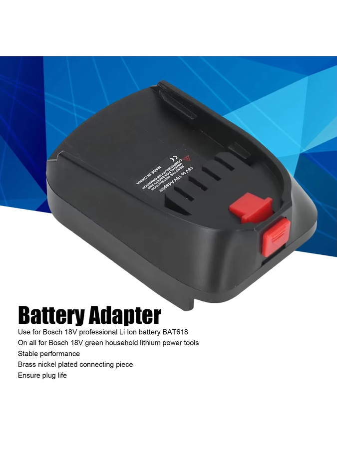 Bosch Akku-Adapter-Konverter für 18 V Li-Ionen-Akkus, Schwarz - Bild 5