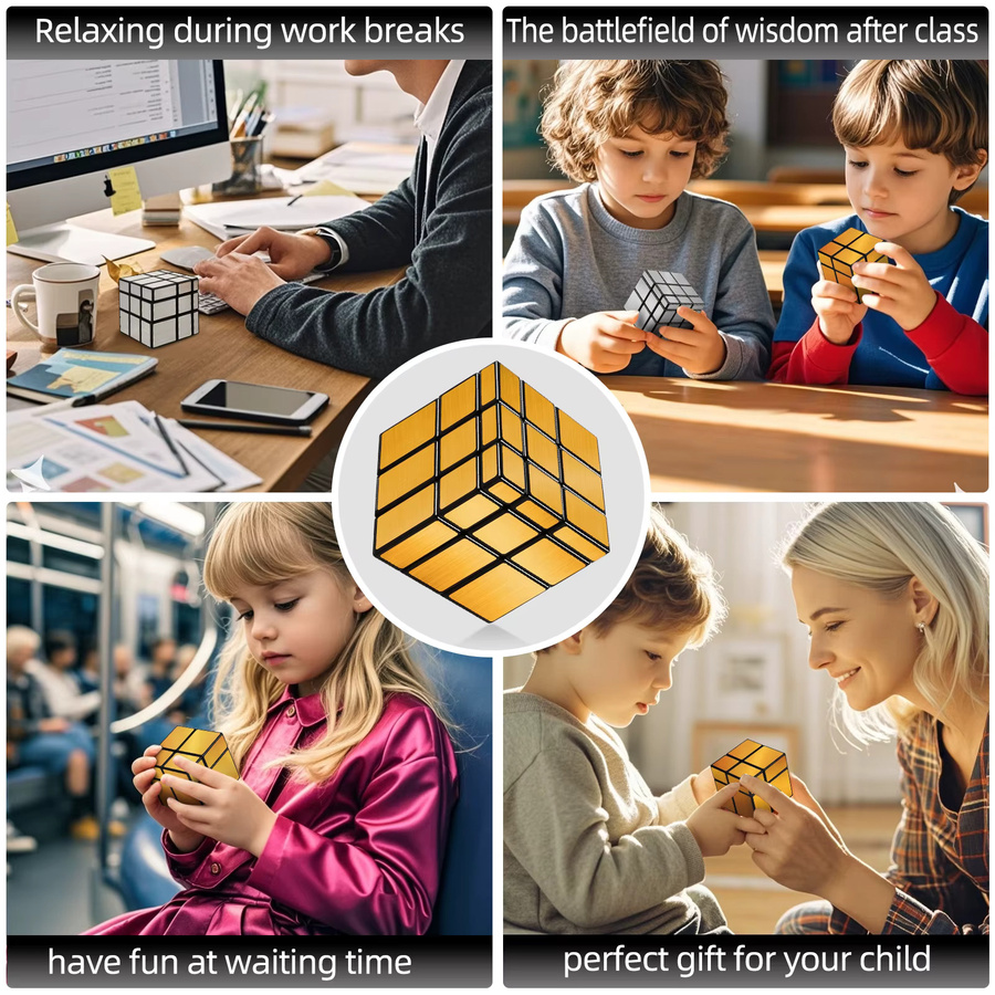 SENGSO Mirror Cube 2x2 3x3, Cube Puzzle - Bild 5