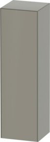 Duravit Halbhochschrank White Tulip in Steingrau matt mit Glastür, B/T/H: 40 x 36 x 132 cm - Bild 1