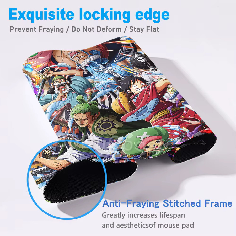 Bandai ONE PIECE Anime Mauspad Luffy Große Schreibtischunterlage in Multicolour - Bild 2