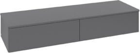 Villeroy & Boch Sideboard Antao Wandhängend in Eiche Honig und Grau Lackiert, B/H/T: 160 x 26,8 x 50 cm - Bild 1