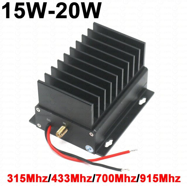 DykbRadio RF Leistungsverstärker 15W-20W für 315MHz 433MHz 700MHz 868MHz 915MHz in Schwarz - Bild 1