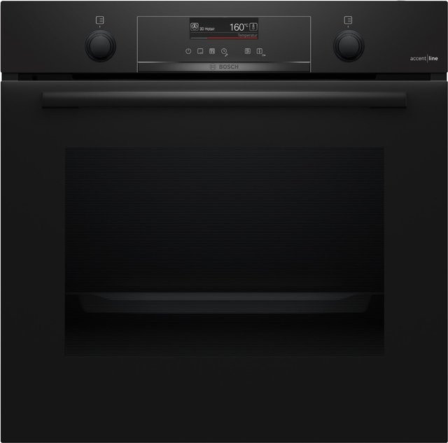 Bosch Einbaubackofen Serie 6 in Schwarz, 71 l, mit Pizza-Stufe und schnellem Vorheizen, Breite: 59,4 cm, Energieeffizienzklasse A+ - Bild 1