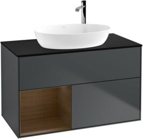 V&B Waschtischunterschrank Finion 100 Wandbeleuchtung in lackierter Ausführung B/T/H: 100 x 50,1 x 50,1 cm - Bild 1