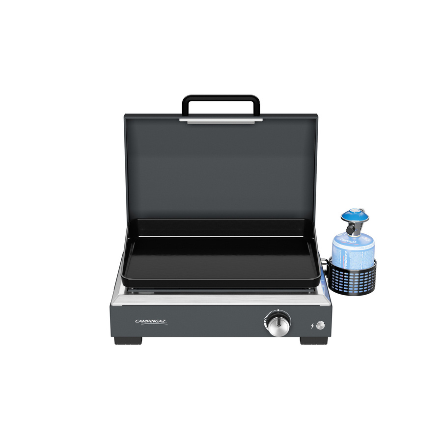 Campingaz Gasgrill Plancha Sigma 1 CV in Schwarz und Silber aus Edelstahl, emailliertem Stahl und Gusseisen B/T/H: 66,0 x 51,0 x 46,0 cm - Bild 3