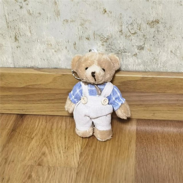 Linyi toy Bär Plüsch Spielzeug Schlüsselanhänger, beige, Kinder - Bild 1