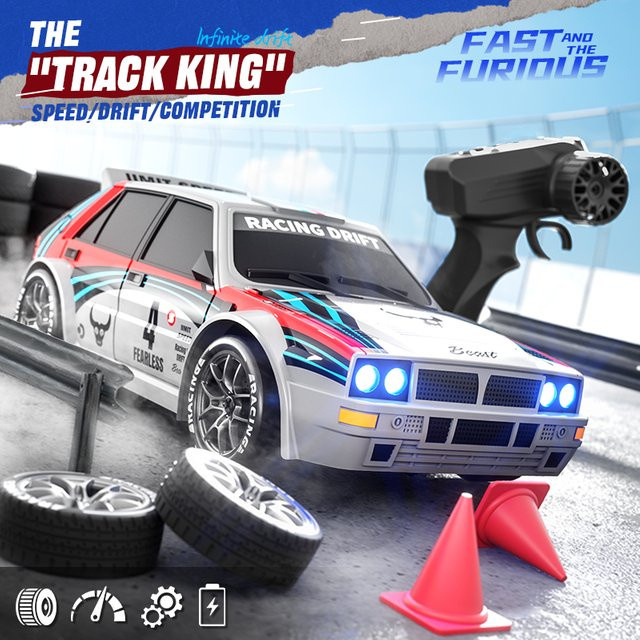 ZNLYRION RC Drift Car 204PRO, ferngesteuertes Rennauto, 1:24, mit LED-Licht - Bild 1
