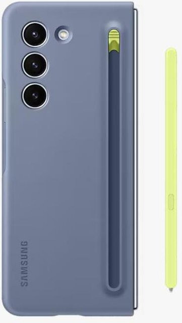 Samsung Slim Silikonhülle mit S-Pen für Samsung Galaxy Z Fold5 in Blau - Bild 1