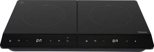 Tristar IK-6162 Induktionsplatte in Schwarz mit Digitalanzeige, Timer und Abschaltautomatik aus Glas
