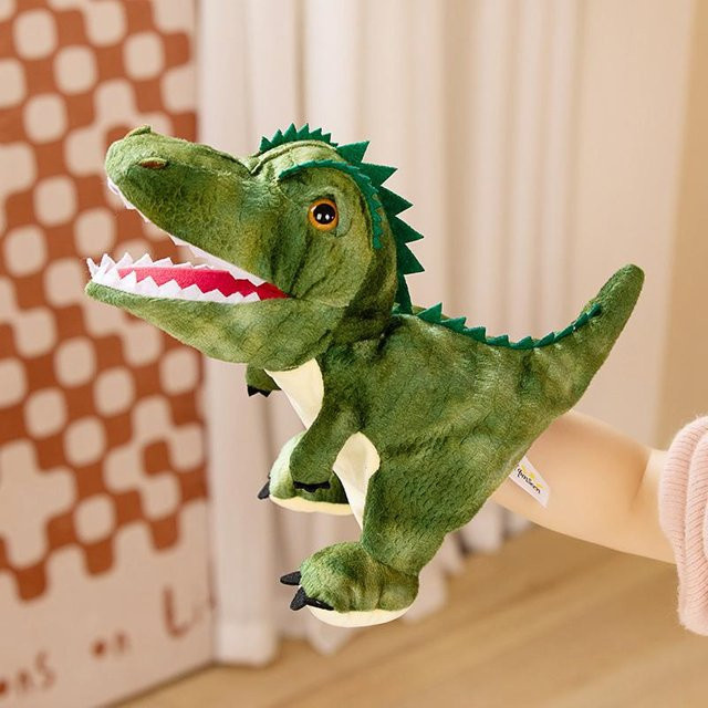 Yiran toy Dinosaurier Plüschpuppe, Spinosaurus Triceratops Tyrannosaurus, Plüschtier, ab 14 Jahren - Bild 1