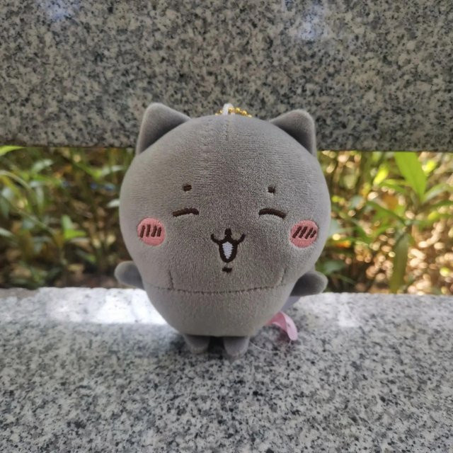 Chiikawa Hachiware Usagi Glückliche Katze, Plüsch Anhänger Puppe, 12cm, ab 6 Jahren - Bild 1