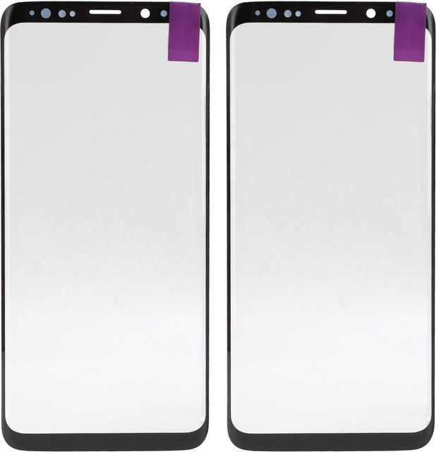 2er Set TOMTOP JMS Handy-Bildschirmglas mit OCA-Kleber und Reparaturwerkzeugen als Ersatz für Galaxy S9 in Weiß und Transparent - Bild 1