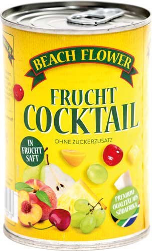 Beach Flower Frucht-Cocktail in Fruchtsaft ohne Zuckerzusatz 250 g - Bild 1