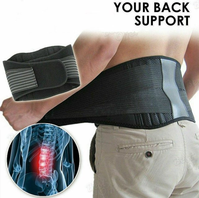 Unisex Magnetischer Rückenstützgürtel mit Selbsterwärmung und Massagefunktion - Bild 1