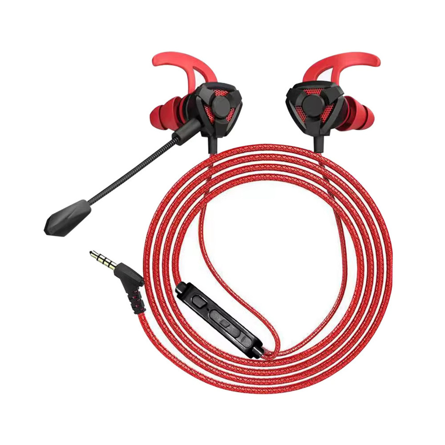 WYMECT Gaming Headset mit Mikrofon für PS4 und PC in Rot - Bild 2