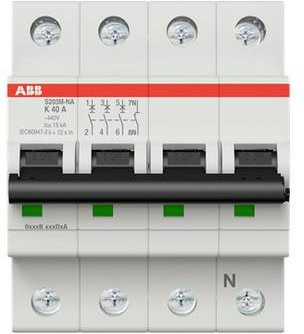 ABB S203M-K40NA Leitungsschutzschalter 40A 400V 2CDS273103R0557 - Bild 1