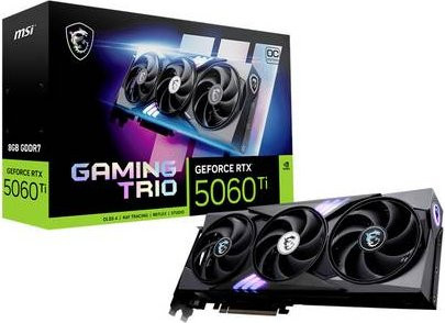 MSI GeForce RTX 5060 Ti Gaming Trio OC Grafikkarte 8GB GDDR7 Schwarz - Bild 2