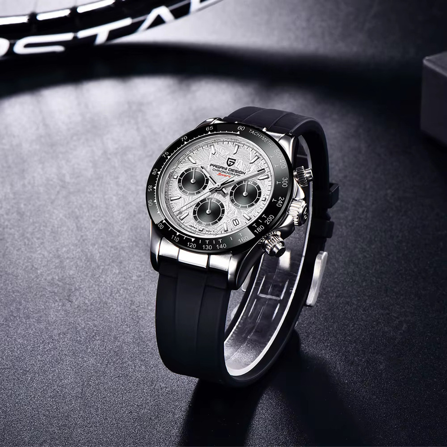 PAGANI DESIGN Chronograph, Quarz, Edelstahl, Saphirglas, Herren - Bild 2