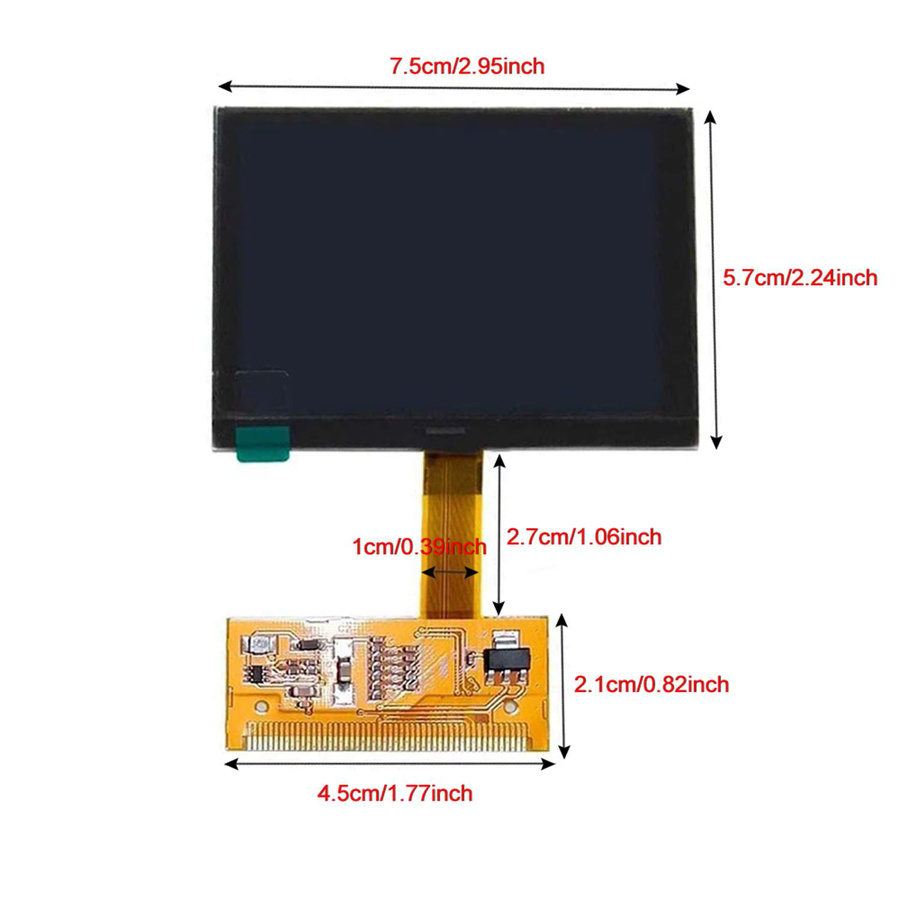 LCD Multimedia-Player Bildschirm für Audi S3 8L, Audi TT 8N und Audi A6 C5 4B - Bild 3