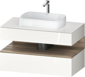 Duravit Waschtischunterschrank Qatego in Weiß, B/T/H: 100 x 55 x 60 cm - Bild 1