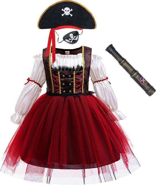 ollobebe Piratenkapitän Prinzessin Kleid, Cosplay Outfit, Set / Bundle - Bild 1