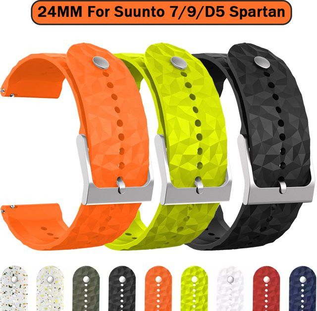 Suunto Uhrenarmband Silikon, 24 mm, Multicolor, Unisex - Bild 1