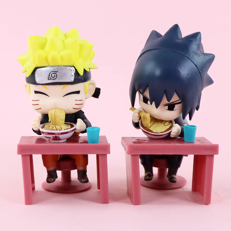 BanDai Naruto Shippuden Ramen-Themen Blind Box, Naruto & Sasuke Figuren - Bild 4