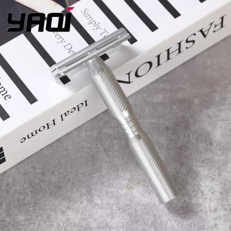 YAQI Ghost Sicherheits-Bartrasierer, Aluminium, Silber, Unisex - Bild 2