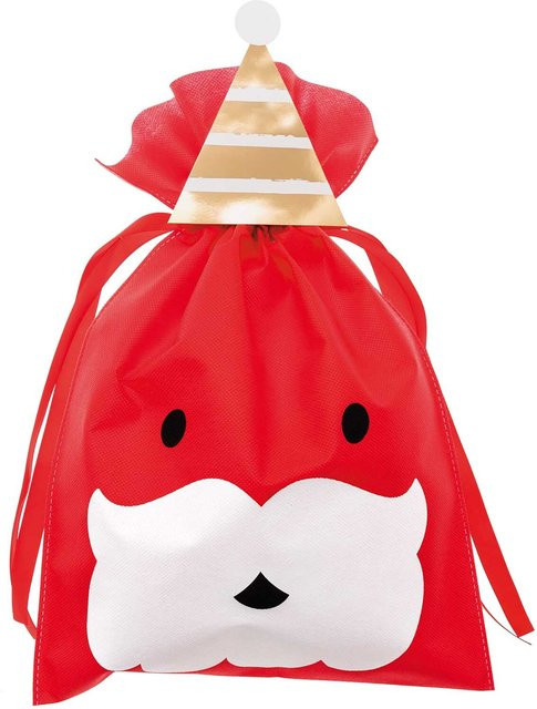 Rico Design Paper Poetry Geschenktüte Nikolaus rot B: 30 cm, H: 45 cm - Bild 1
