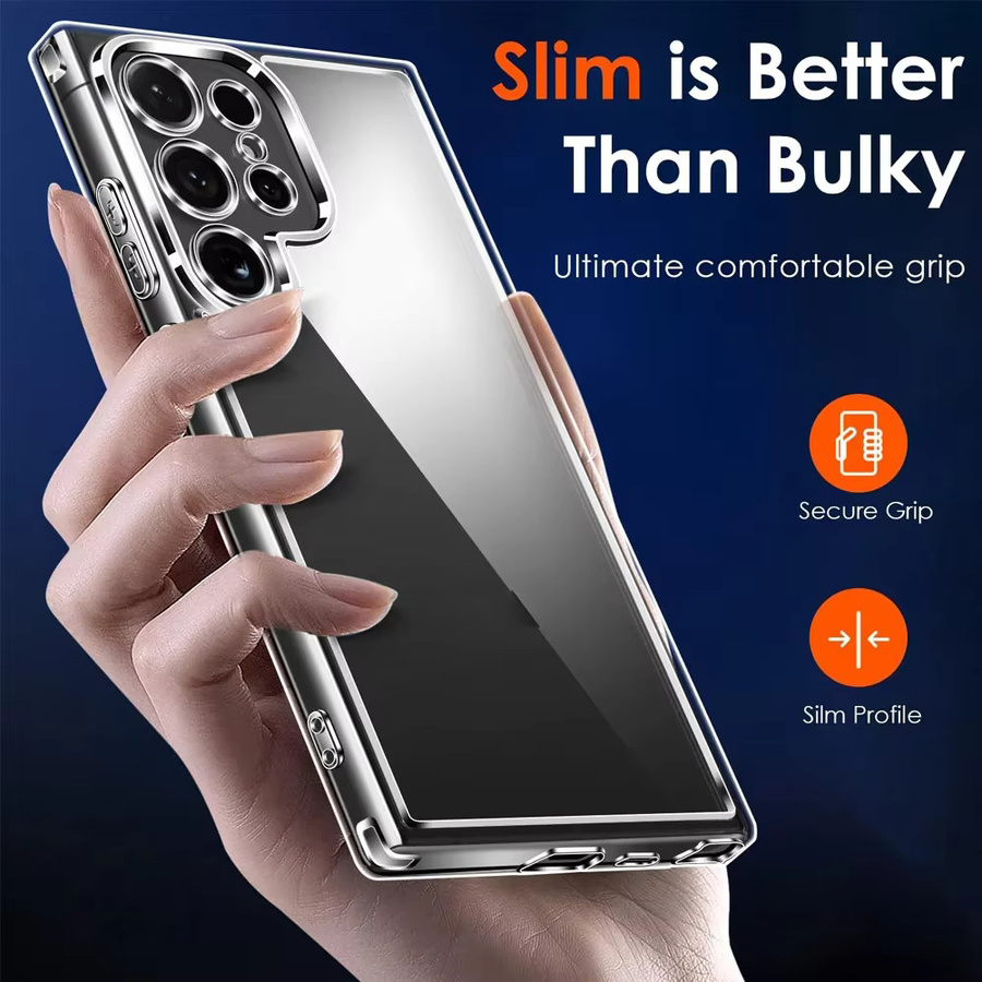 Transparentes TPU Schutzcase für Samsung Galaxy S25 S24 S23 S22 S21 S20 Ultra Plus FE - Bild 5