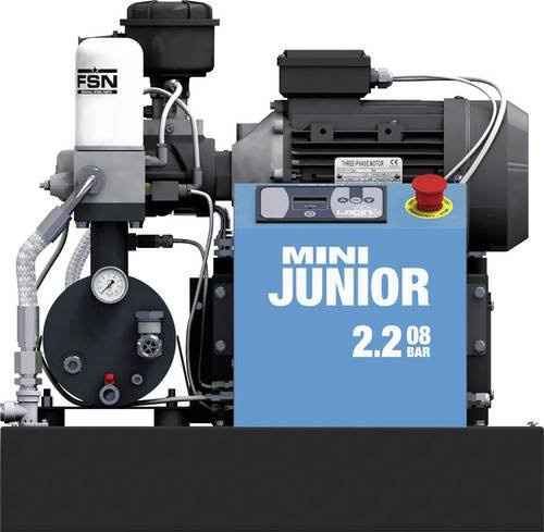 Aerotec Druckluft-Schraubenbasis mini JUNIOR 2,2-08M in Blau, 230V, 8 bar - Bild 1