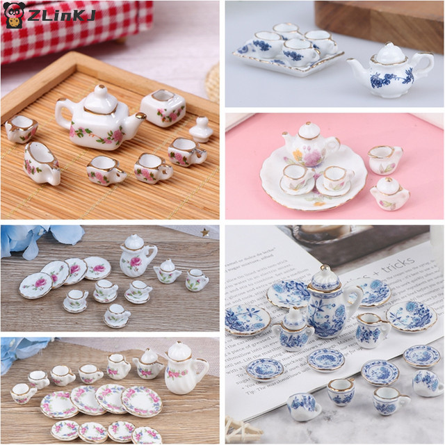 MYPANDA Keramik Teekanne Tee-Set, Miniatur Keramik Kungfu Tee-Set, 1-teiliges Set - Bild 1