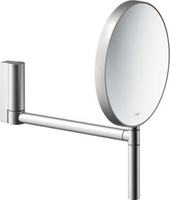Keuco Kosmetikspiegel Plan, rund, silber, Durchmesser: 19,3 cm - Bild 1