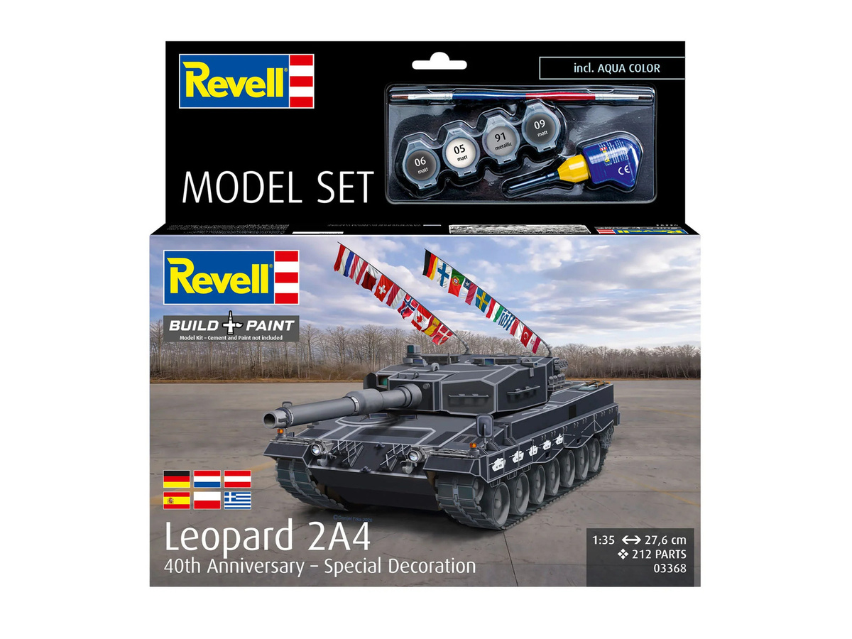 Revell Maquette Leopard 2A4, Modellfahrzeug, 1:35 - Bild 2