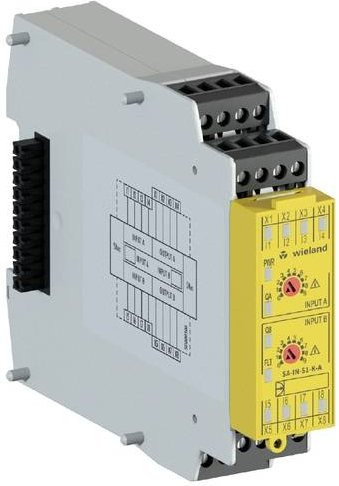 Wieland Electric R1.180.0070.SA-IN-S1-K-A DC 24V I/O-Modul mit Schraubklemme in Grau - Bild 1