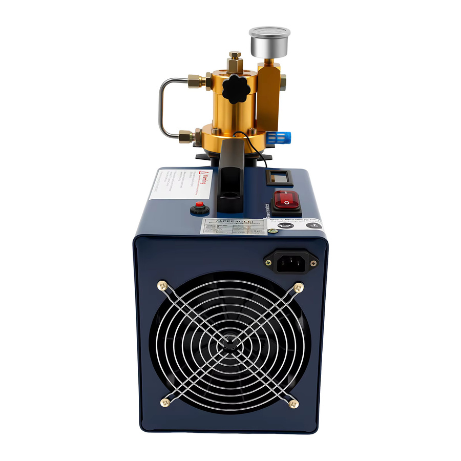 PCP-Luftkompressor mit 1800W Kupfermotor und Wasserkühlung, Blau, 80 l/min, 0-30 MPa Druck, 220V - Bild 7