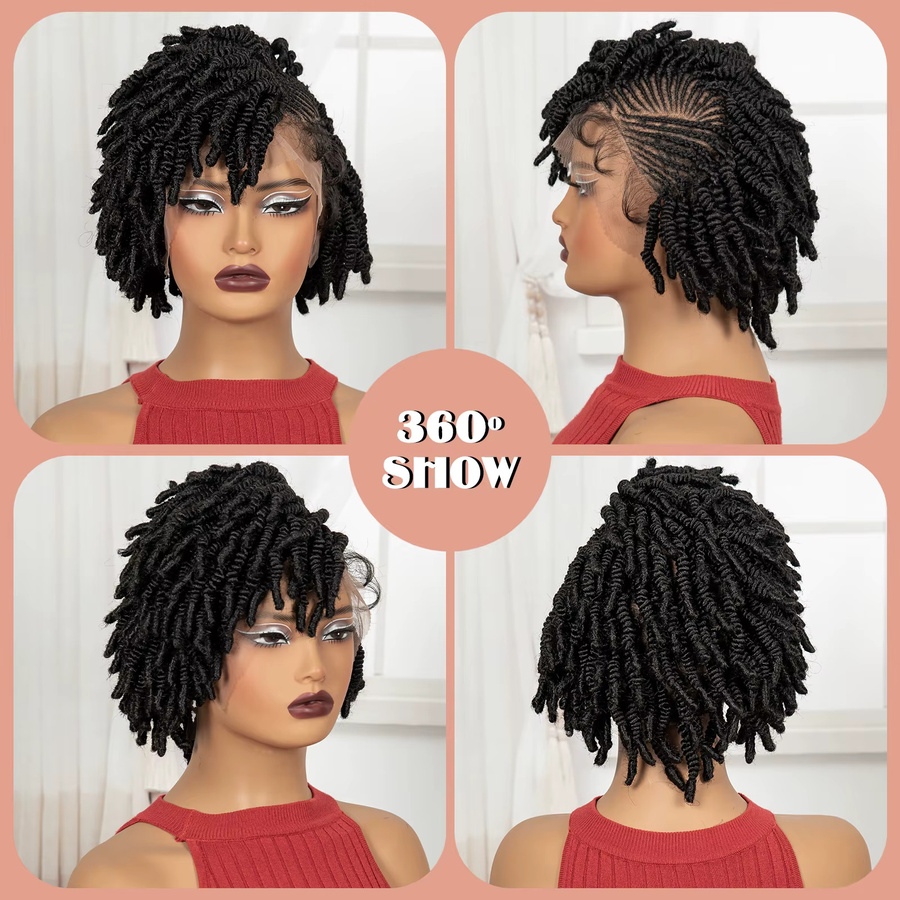 ALICE SPRING Bantu Geflochtene Perücke, Synthetisch, 350 # Ingwer, Damen - Bild 3