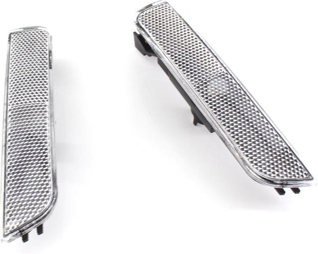 JIUWAN Blinker Lampen für Volkswagen Passat B5.5 01-05, vordere Stoßfänger Seitenmarker in Weiß - Bild 1