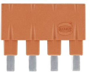 HARTING Steckbrücke 09330009832 in Rot und Orange aus Kunststoff - Bild 1