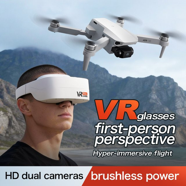Aeri100 VR Neue Drohne, Maßstab 1:1, 8K 1080P HD-Kamera, ferngesteuert - Bild 1