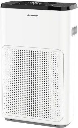 QooXoo QXPure3 Luftreiniger mit HEPA-Filter und Ionisator für bis zu 50m², Weiß/Schwarz - Bild 1