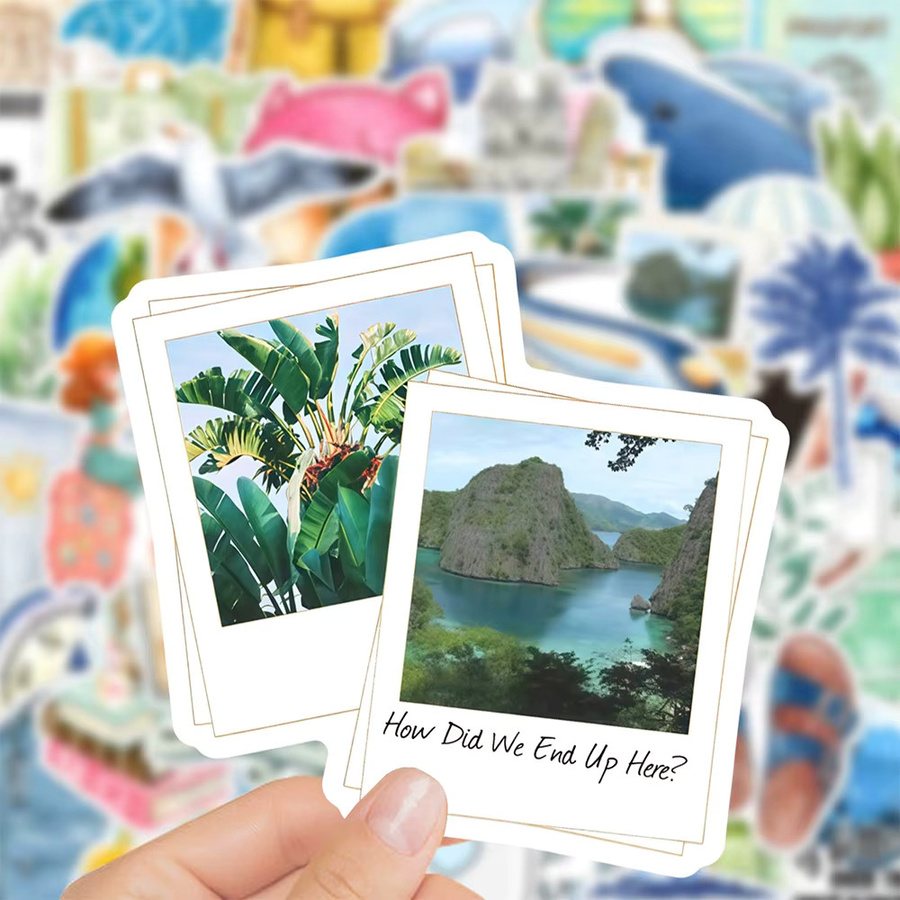 Charile Cartoon Outdoor Reise- und Freizeit-Aufkleber, Sticker, 10-teiliges Set - Bild 2