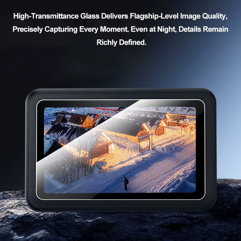 DJI OSMO Action 6 Displayschutzfolien-Set aus gehärtetem Glas, transparent - Bild 6